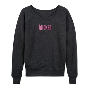 Women's - Wicked - Pink Logo Lightweight French Terry Slouchy - 1 of 4