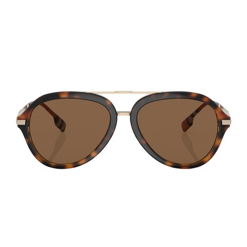 Burberry 54mm deals pilot sunglasses