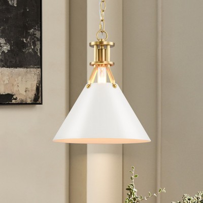 Rennnsan Eivora 12"W 1-Light Dome Modern Dimmable Pendant