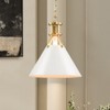 Rennnsan Eivora 12"W 1-Light Dome Modern Dimmable Pendant - 4 of 4