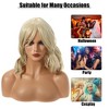 Unique Bargains Women's Curly Wigs with Wig Cap 14" - 2 of 4
