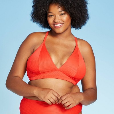 plus size triangle bikini top