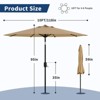 10FT Outdoor Patio Umbrella - 3 of 4