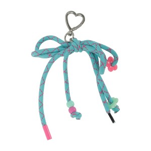 Unique Bargains Braided Bow with Love Buckle Handbag Charm 1 Pc - 1 of 4