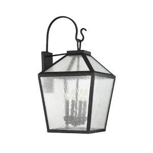 Savoy House Woodstock 4 - Light Wall Light in  Black - 1 of 3