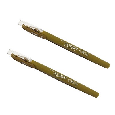 JAM Paper Gel Pens 0.7 mm Gold 2/Pack 6544969A