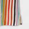 Pride Adult Short Sleeve Rainbow Woven Button-Down Shirt - Striped - image 4 of 4