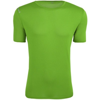 Reebok Mens Volt Performance Basic T-Shirt, Green, XXX-Large