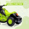 Kids Ride-On Bubble Car | 6V Battery-Powered Electric 3 Wheels Motorcycle w/ Headlights, Music, Pedal, Forward/Reverse - 3 of 4