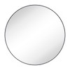 TEHOME Yolanta Circular Round Stainless Steel Framed Wall Mounted Bathroom Vanity Mirror - 3 of 4