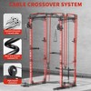 WhizMax Power Rack, 1600LBS Capacity Squat Rack for Home Gym with Cable Crossover, Pull-up Bar, Multifunctional Home Gym Equipment - 3 of 4