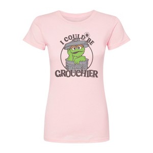 Women's - Sesame Street - I Could Be Grouchier Oscar Fitted Graphic T-Shirt - 1 of 1