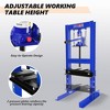 6 Ton Hydraulic Shop Press, H-Frame Garage Floor Adjustable Shop Press with Press Plate, Hydraulic Shop Floor Press for Car Repair and Garage - 3 of 4