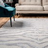 Nuloom Hand Tufted Plush Zebra Indoor Area Rug - 4 of 4