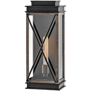 Hinkley Montecito 18 3/4" High Black Finish Outdoor Lantern Wall Light - 1 of 1
