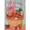Briarwood Lane House Flag 40x28 For Outdoor Strawberries Summer For Summer House Flag - 3 of 4