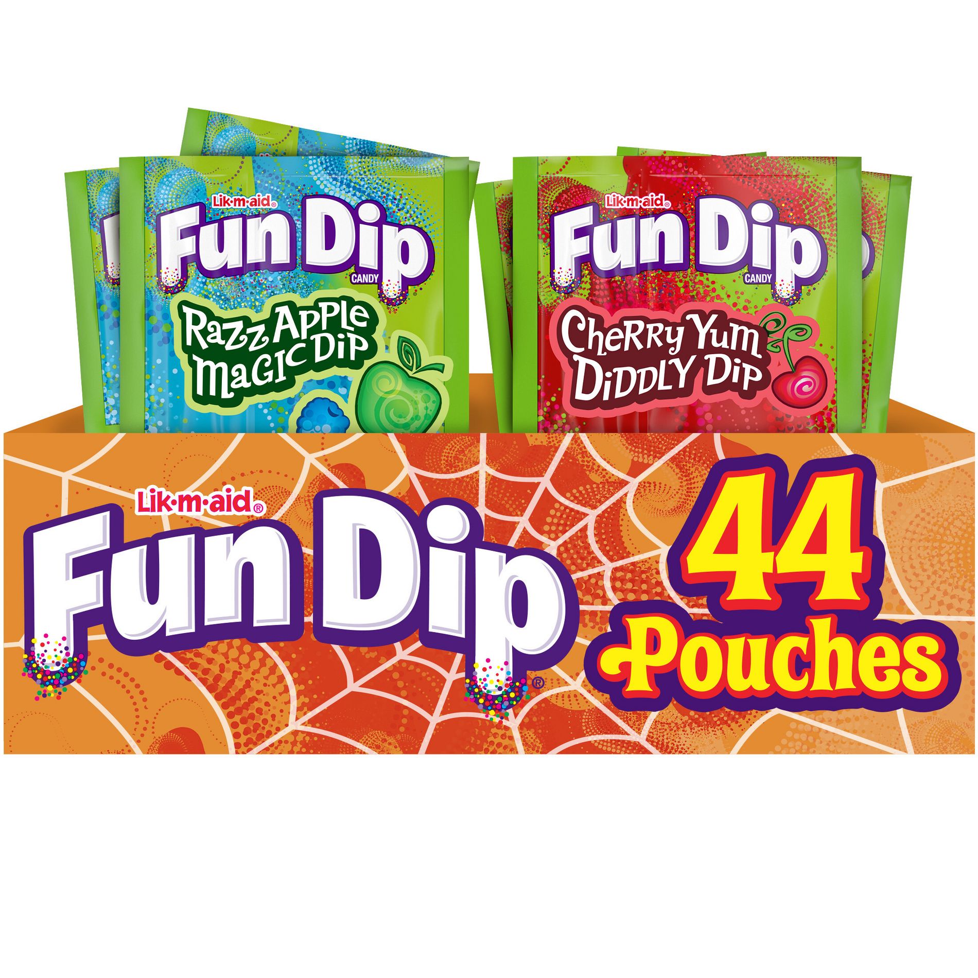 Lik-m-aid Fun Dip Halloween Candy - 18.9oz/44ct