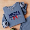 Simply Sage Market America Galaxy Coquette  Lightweight Garment Dyed Sweatshirt - 3 of 4