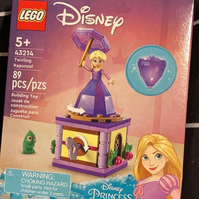 Lego disney princess 43214 rapunzel rotante, giocattolo da