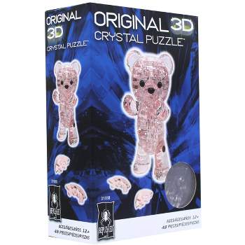 University Games Teddy Bear 48 Piece 3D Crystal Jigsaw Puzzle