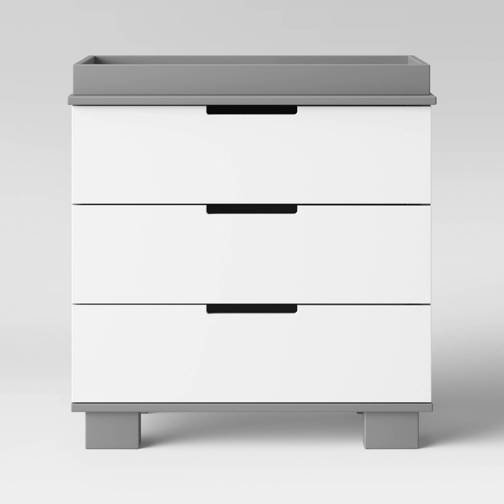 Babyletto Modo 3-Drawer Changer Dresser - Gray/White -  16634927