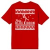 Pabst Blue Ribbon Cool Blue Logo Men's Red Short Sleeve Tee - 2 of 4