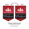 Evergreen Merry Christmas Garden Burlap Flag - 4 of 4
