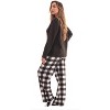 Just Love Ultra-Soft Womens Pajama Pant Set with Matching Socks with Sayings / Christmas Pajamas - 2 of 4