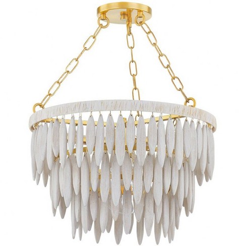 Mitzi Tiffany 1 - Light Pendant in  Aged Brass - image 1 of 1