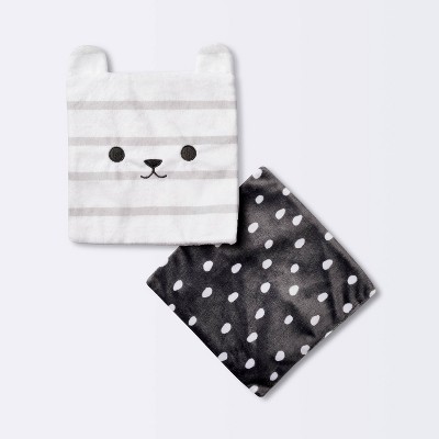 Image of Crinkle Baby Paper 2pk - Cloud Island™ Gray