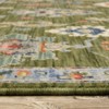 Captiv8e Designs Lorelei Vintage Traditional Green Wool Rug - 4 of 4