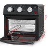 FONTOI 12.5 QT Air Fryer Convection Toaster Oven, 4 Cooking Modes, 7-In-1 Multifunction Chicken Toaster, Stainless Steel, Black 12.2"* 11.42"*12.6" - 3 of 4