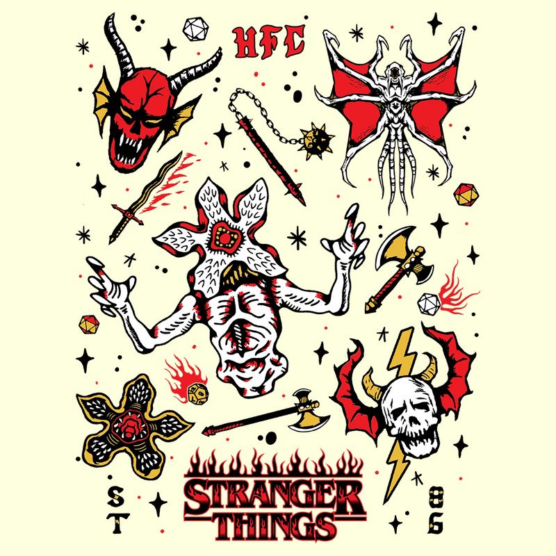 Men's Stranger Things Hellfire Club Icon Collage T-Shirt, 2 of 5