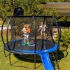 SpaceJump Rocket Slide Kids Trampoline Attachment, Outdoor Backyard and Playground Accessory or Replacement Toy, Blue - 3 of 4