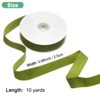 Unique Bargains Nylon Durable Smooth Lustrous Fabric Ribbon 1 Inch x 10 Yards Olive Green 1 Pc - 3 of 4