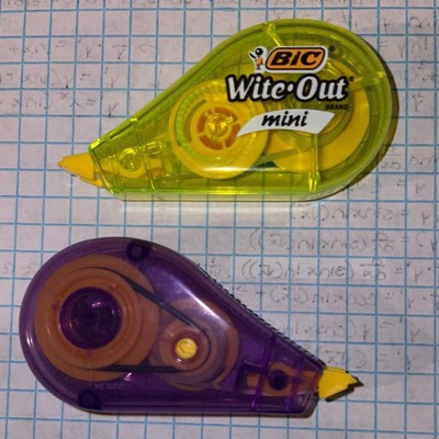 Bic Wite-out Mini Correction Tape - 0.50 Width X 2.18