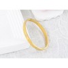 Anna-Kaci 18K Gold Plated Crystal Rhinestone Bangle Bracelets for Women with Cubic Zirconia Stainless Steel Bracelet for Valentines, Birthday - 2 of 4