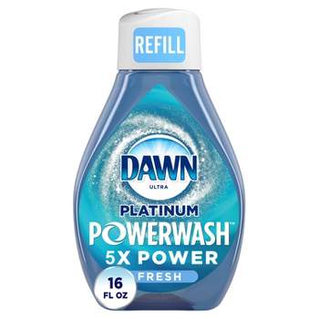 Dawn Platinum Powerwash Dish Spray, Dish Soap Refill - Fresh Scent - 16oz