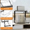Acrylic Under Sink Organizer, 2 Tier Adjustable Pull Out Cabinet Storage Rack with Sliding Drawers for Kitchen, Bathroom Organization - 4 of 4