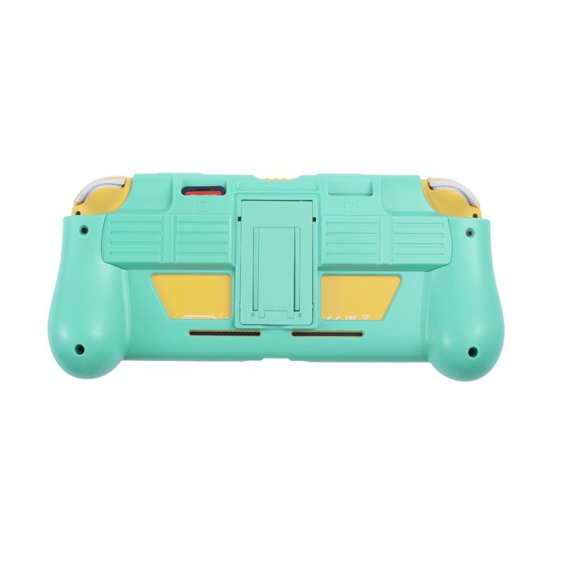 Insten Protective Case with 2 Game Slots Holder & Stand for Nintendo Switch Lite - Shockproof & Anti-Scratch Cover Accessories, Green, 3 of 6