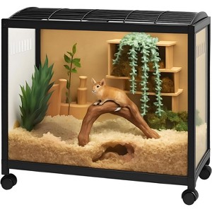 Hamster Cage Chewproof, Large Hamster Cages and Habitats with Stackable Design, Openable Top, Small Animal Habitats for Gerbil Mouse - 1 of 4