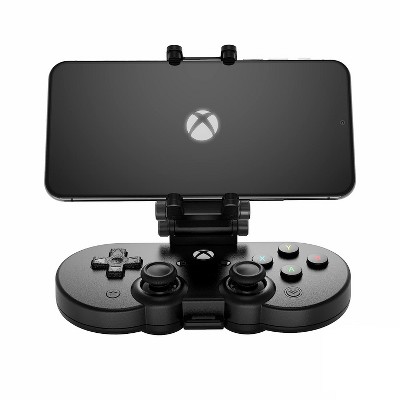 8BitDo SN30 Pro Bluetooth Controller for Xbox Cloud Gaming, Apple and Android with Adjustable Clip - Black