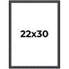 PosterPalooza | Linear Black Picture Frame - UV Acrylic, Foam Board Backing, Hanging Hardware - 2 of 4