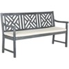 Bradbury 3 Seat Bench - Outdoor - Safavieh - 3 of 4