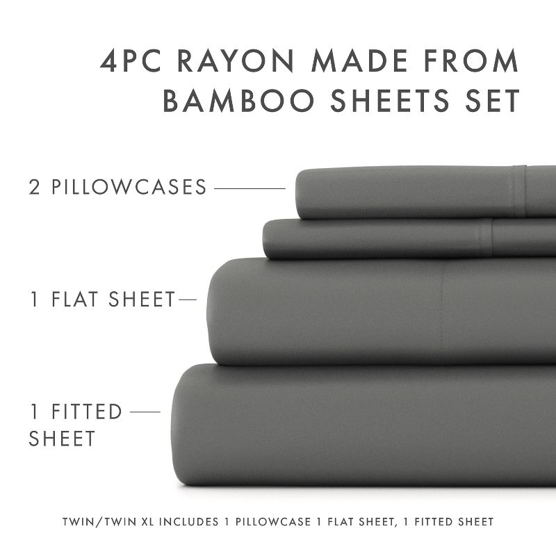 Softest Rayon made from Bamboo 4 Piece Sheet Set - Becky Cameron, 4 of 12