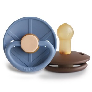FRIGG Little Viking Natural Rubber Pacifier 2-Pack - 1 of 4