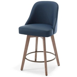 Bekrvio 26'' Counter Height Bar Stools, PU Leather Upholstered - 1 of 4