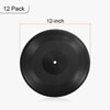 Unique Bargains Plastic DIY Wall Decoration Blank Vinyl Records 12 Inch Black - 2 of 4