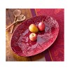 TAG Embossed Autumn Leaves Oval Plttr - 2 of 2