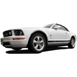 QAA is Compatible with 2005-2007 Ford Mustang 2 Piece Stainless Roof Insert Trim RI45351 - 1 of 4